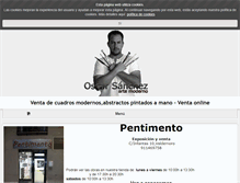 Tablet Screenshot of oscarsanchezartemoderno.com